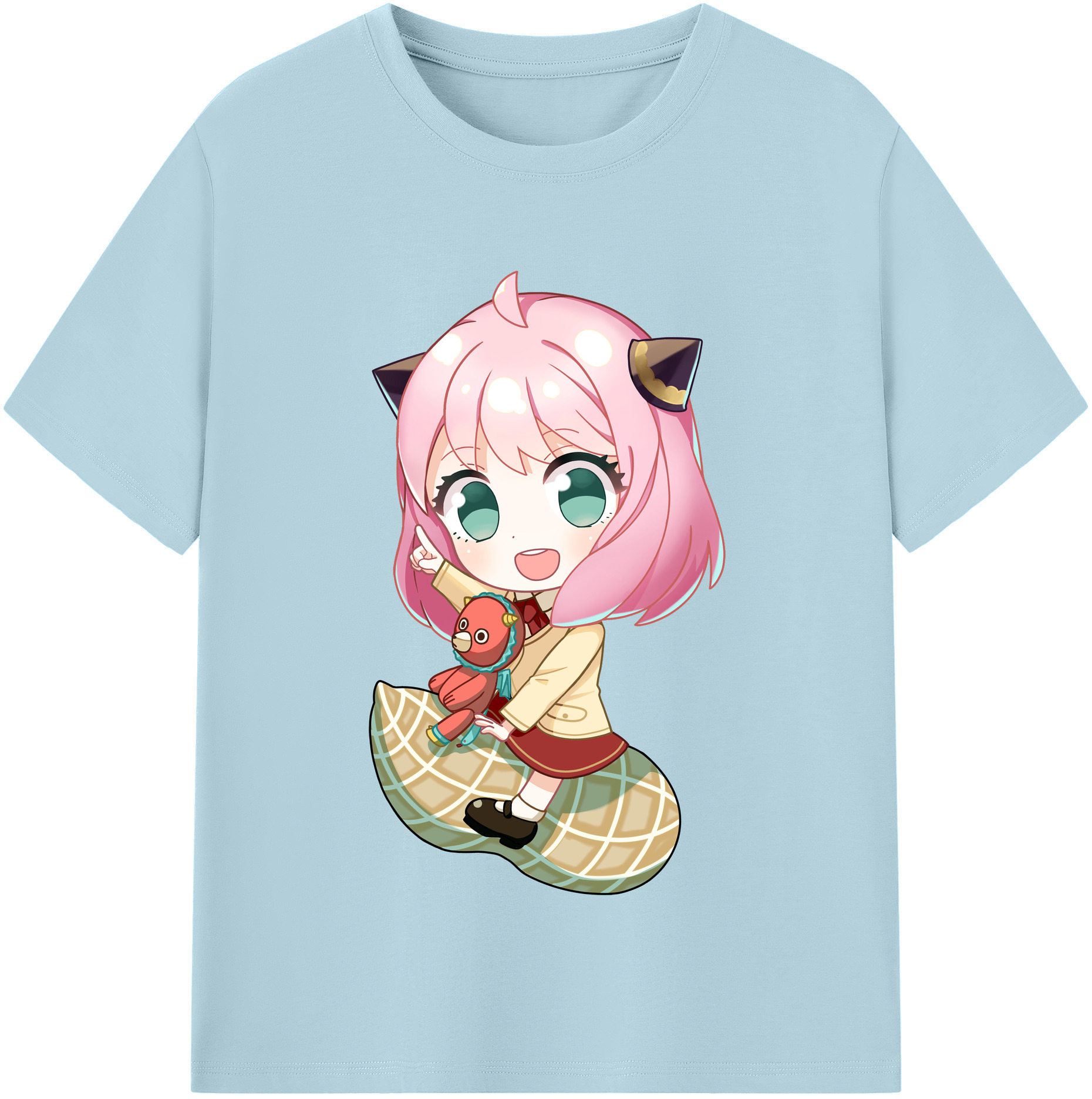 （画像用） SPY×FAMILY间谍家家酒 綿100％半袖Tシャツ（フロントプリント）